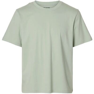 Selected Slmaspen Ss O-Neck Tee Noos M AQUA GRAY M Selected Slmaspen Ss O-Neck Tee Noos M AQUA GRAY M