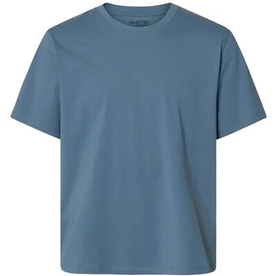 Selected Slmaspen Ss O-Neck Tee Noos M BLUE MIRAGE M Selected Slmaspen Ss O-Neck Tee Noos M BLUE MIRAGE M
