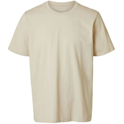 Selected Slmaspen Ss O-Neck Tee Noos L OATMEAL L Selected Slmaspen Ss O-Neck Tee Noos L OATMEAL L