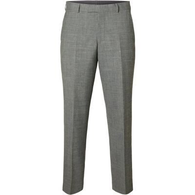 Selected Slmslim-Oasis Linen Trs Noos 54 GREY 54 Selected Slmslim-Oasis Linen Trs Noos 54 GREY 54