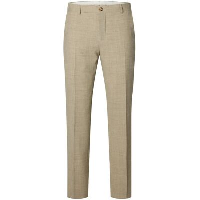 Selected Slmslim-Oasis Linen Trs Noos 50 SAND 50 Selected Slmslim-Oasis Linen Trs Noos 50 SAND 50