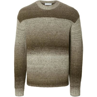 Selected Slhgaard Relaxed Ls Knit Crew Neck L CHINCHILLA L Selected Slhgaard Relaxed Ls Knit Crew Neck L CHINCHILLA L