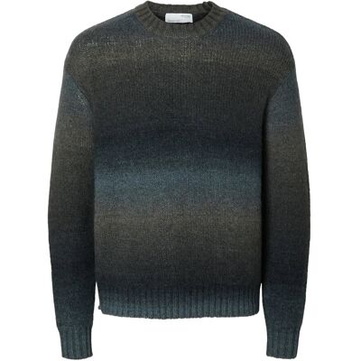Selected Slhgaard Relaxed Ls Knit Crew Neck S SKY CAPTAIN S Selected Slhgaard Relaxed Ls Knit Crew Neck S SKY CAPTAIN S