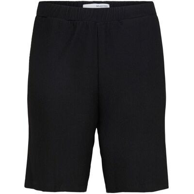 Selected Slhloose-Plisse Shorts Ex M BLACK M Selected Slhloose-Plisse Shorts Ex M BLACK M