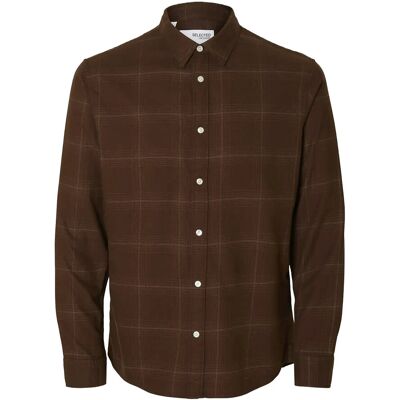 Selected Slhslimowen-Brushed Shirt Ls Noos S DEMITASSE S Selected Slhslimowen-Brushed Shirt Ls Noos S DEMITASSE S
