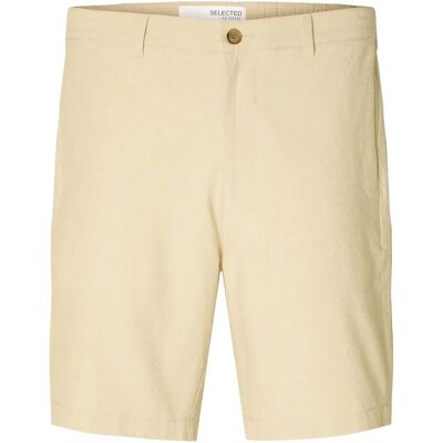 Selected Slhregular-Karl Seersucker Shorts Noos S OATMEAL S Selected Slhregular-Karl Seersucker Shorts Noos S OATMEAL S