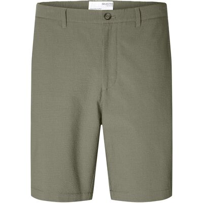 Selected Slhregular-Karl Seersucker Shorts Noos S VETIVER S Selected Slhregular-Karl Seersucker Shorts Noos S VETIVER S