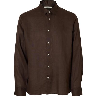 Selected Slmclaus-Kylian Linen Reg Ls Shirt Noos M DELICIOSO M Selected Slmclaus-Kylian Linen Reg Ls Shirt Noos M DELICIOSO M
