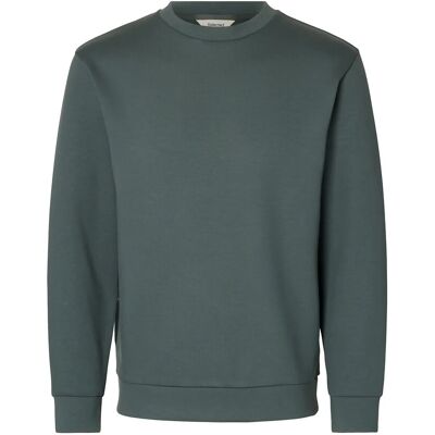 Selected Slhemanuel Soft Crew Neck Sweat Noos S BALSAM GREEN S Selected Slhemanuel Soft Crew Neck Sweat Noos S BALSAM GREEN S