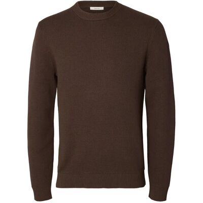Selected Slmdane Ls Knit Structure Crew Neck Noos S BRACKEN S Selected Slmdane Ls Knit Structure Crew Neck Noos S BRACKEN S