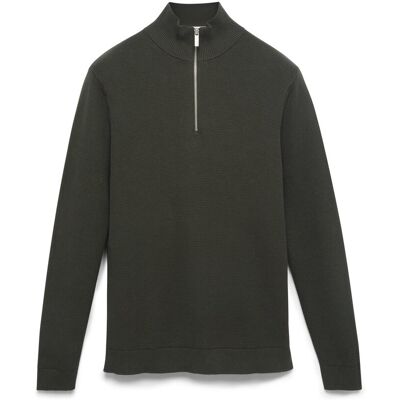 Selected Slmdane Ls Knit Structure Half Zip Noos M DEEP FOREST M Selected Slmdane Ls Knit Structure Half Zip Noos M DEEP FOREST M