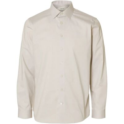 Selected Slmslimfilip Performance Shirt Ls Noos S SAND S Selected Slmslimfilip Performance Shirt Ls Noos S SAND S