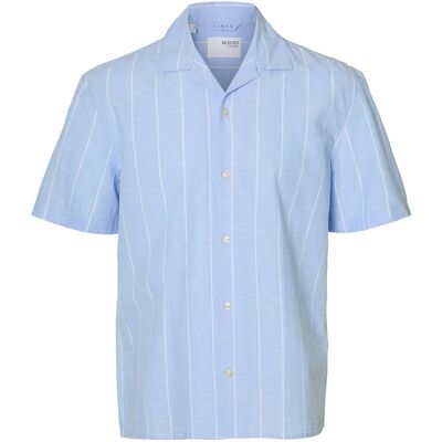 Selected Slhrelaxsun Shirt Ss Resort M CASHMERE BLUE M Selected Slhrelaxsun Shirt Ss Resort M CASHMERE BLUE M
