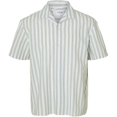 Selected Slhrelaxsun Shirt Ss Resort S ICEBERG GREEN S Selected Slhrelaxsun Shirt Ss Resort S ICEBERG GREEN S