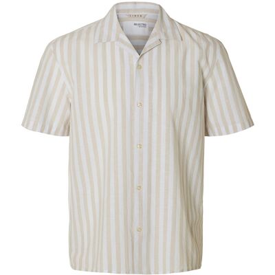 Selected Slhrelaxsun Shirt Ss Resort S PURE CASHMERE S Selected Slhrelaxsun Shirt Ss Resort S PURE CASHMERE S