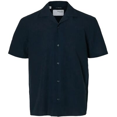 Selected Slhrelaxsun Shirt Ss Resort S SKY CAPTAIN S Selected Slhrelaxsun Shirt Ss Resort S SKY CAPTAIN S