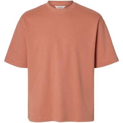 Selected Slmlooseoscar Ss O-Neck Tee Noos S ROSE DAWN S Selected Slmlooseoscar Ss O-Neck Tee Noos S ROSE DAWN S