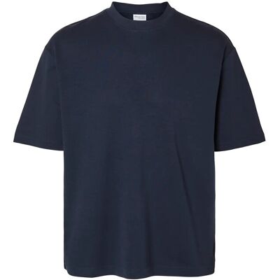 Selected Slmlooseoscar Ss O-Neck Tee Noos L SKY CAPTAIN L Selected Slmlooseoscar Ss O-Neck Tee Noos L SKY CAPTAIN L