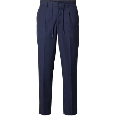 Selected Slh190-Reg Tapered Leroy Pleat Pant Noos XS SKY CAPTAIN XS Selected Slh190-Reg Tapered Leroy Pleat Pant Noos XS SKY CAPTAIN XS