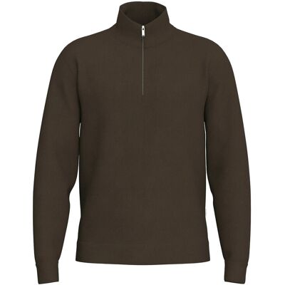 Selected Slhemanuel Soft Zip High Neck Sweat Noos M DEMITASSE M Selected Slhemanuel Soft Zip High Neck Sweat Noos M DEMITASSE M