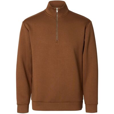 Selected Slhemanuel Soft Zip High Neck Sweat Noos M SOFT SILT M Selected Slhemanuel Soft Zip High Neck Sweat Noos M SOFT SILT M