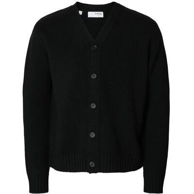 Selected Slmcody Ls Knit Cardigan Noos M BLACK M Selected Slmcody Ls Knit Cardigan Noos M BLACK M