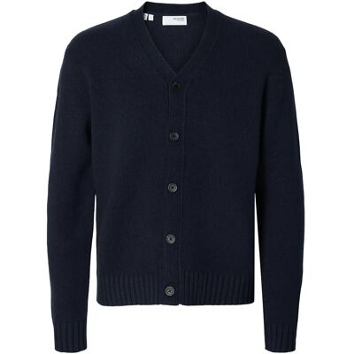 Selected Slmcody Ls Knit Cardigan Noos L SKY CAPTAIN L Selected Slmcody Ls Knit Cardigan Noos L SKY CAPTAIN L