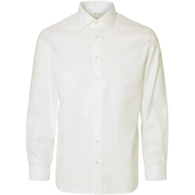 Selected Slhslim-Lux Oxford Shirt Ls Spread Noos M BRIGHT WHITE M Selected Slhslim-Lux Oxford Shirt Ls Spread Noos M BRIGHT WHITE M