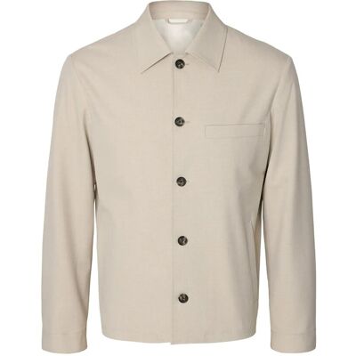 Selected Slmreg-Robert Overshirt Noos S EGRET S Selected Slmreg-Robert Overshirt Noos S EGRET S