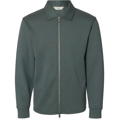 Selected Slhemanuel Soft Full Zip Sweat Noos M BALSAM GREEN M Selected Slhemanuel Soft Full Zip Sweat Noos M BALSAM GREEN M