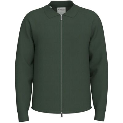 Selected Slhemanuel Soft Full Zip Sweat Noos S DEEP FOREST S Selected Slhemanuel Soft Full Zip Sweat Noos S DEEP FOREST S