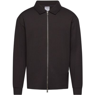 Selected Slhemanuel Soft Full Zip Sweat Noos S FORGED IRON S Selected Slhemanuel Soft Full Zip Sweat Noos S FORGED IRON S