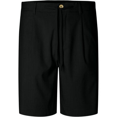 Selected Slhregular-Leroy Pleat Shorts Noos L BLACK L Selected Slhregular-Leroy Pleat Shorts Noos L BLACK L