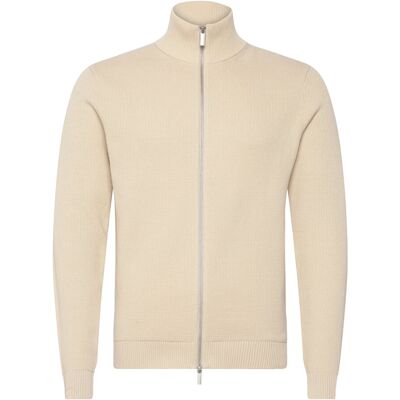 Selected Slmdane Ls Knit Structure Full Zip Noos XXL OATMEAL XXL Selected Slmdane Ls Knit Structure Full Zip Noos XXL OATMEAL XXL