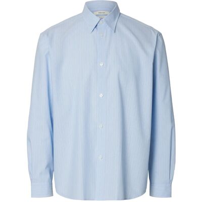 Selected Slhrlxben Stripe Ls Shirt S DELLA ROBBIA BLUE S Selected Slhrlxben Stripe Ls Shirt S DELLA ROBBIA BLUE S