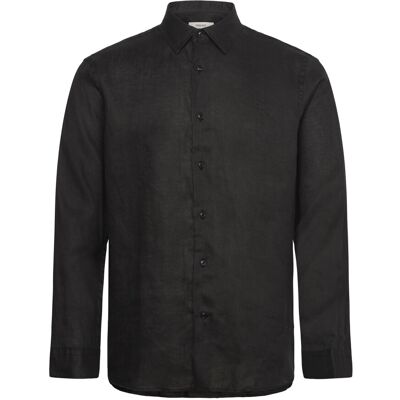 Selected Slhregkylian Linen Ls Shirt XL BLACK XL Selected Slhregkylian Linen Ls Shirt XL BLACK XL
