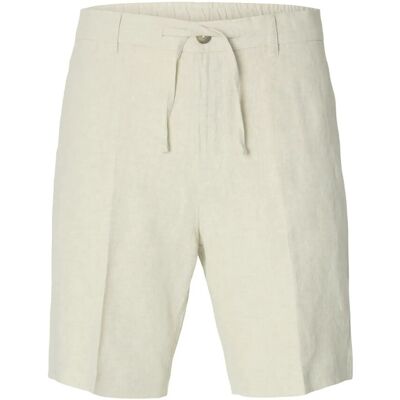 Selected Slmregular-Leroy Linen Bld Shorts Noos L PURE CASHMERE L Selected Slmregular-Leroy Linen Bld Shorts Noos L PURE CASHMERE L
