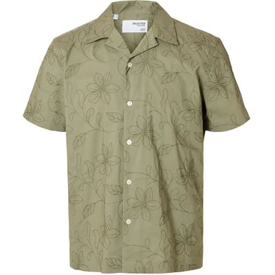 Selected Slhreghyde Aoe Ss Shirt S VETIVER S Selected Slhreghyde Aoe Ss Shirt S VETIVER S