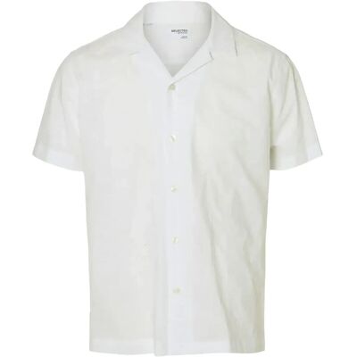 Selected Slhreghyde Aoe Ss Shirt M WHITE M Selected Slhreghyde Aoe Ss Shirt M WHITE M