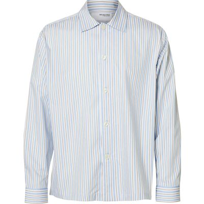 Selected Slhrlx-Ricco Ls Overshirt Ex S SKY BLUE S Selected Slhrlx-Ricco Ls Overshirt Ex S SKY BLUE S
