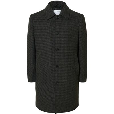 Selected Slharchive Wool Blend Car Coat S DARK GREY S Selected Slharchive Wool Blend Car Coat S DARK GREY S