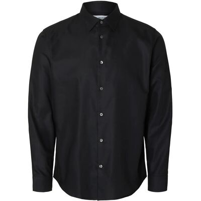 Selected Slmslimclark Shirt Ls Noos XL BLACK XL Selected Slmslimclark Shirt Ls Noos XL BLACK XL