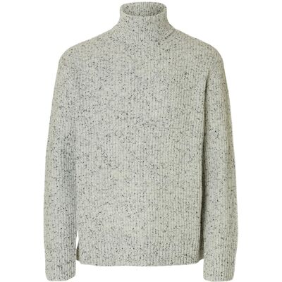 Selected Slhland Ls Knit Relaxed Roll Neck M MOONSTRUCK M Selected Slhland Ls Knit Relaxed Roll Neck M MOONSTRUCK M