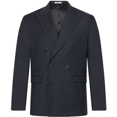 Selected Slhreg-Neil Chk Db Blz 52 DARK NAVY 52 Selected Slhreg-Neil Chk Db Blz 52 DARK NAVY 52