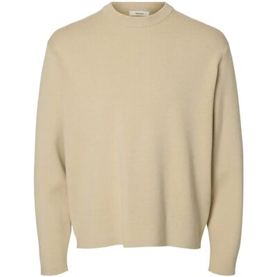 Selected Slhteller Fn Relaxed Crew Neck Noos S OATMEAL S Selected Slhteller Fn Relaxed Crew Neck Noos S OATMEAL S