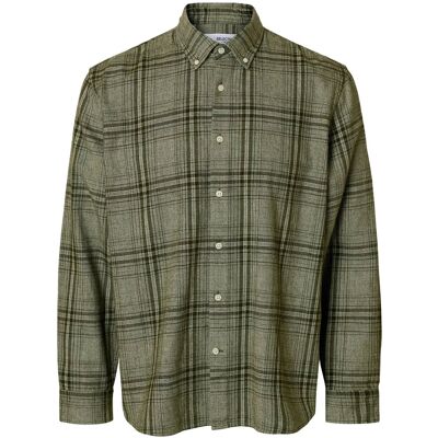 Selected Slhregnoah Mix Bdwn Ls Shirt Camp S FOREST NIGHT S Selected Slhregnoah Mix Bdwn Ls Shirt Camp S FOREST NIGHT S