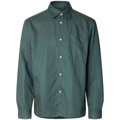 Selected Slhrlxmika Tencel Blend Ls Shirt M BALSAM GREEN M Selected Slhrlxmika Tencel Blend Ls Shirt M BALSAM GREEN M