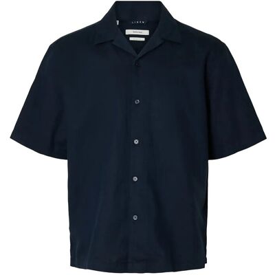 Selected Slmrlxclay Linenblend Ss Shirt Res Noos S SKY CAPTAIN S Selected Slmrlxclay Linenblend Ss Shirt Res Noos S SKY CAPTAIN S