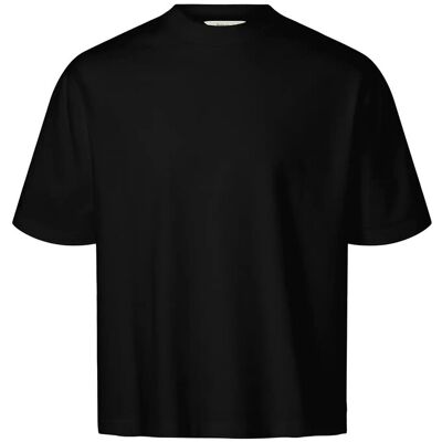 Selected Slmrelaxaspen 2-Ply Ss O-Neck Noos L BLACK L Selected Slmrelaxaspen 2-Ply Ss O-Neck Noos L BLACK L