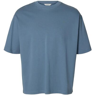 Selected Slmrelaxaspen 2-Ply Ss O-Neck Noos S BLUE MIRAGE S Selected Slmrelaxaspen 2-Ply Ss O-Neck Noos S BLUE MIRAGE S